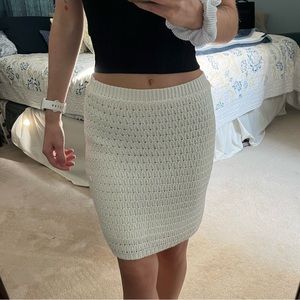 top shop knitted skirt